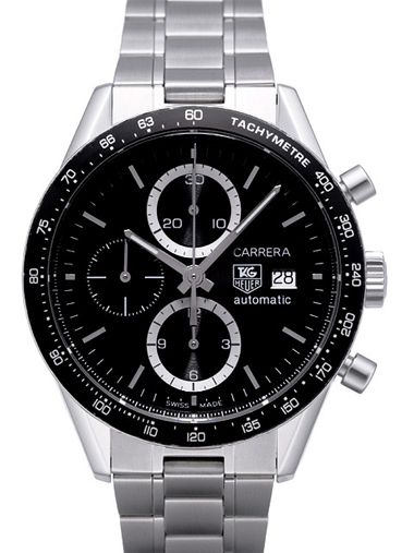 Tag Heuer Carrera Automatic Chronograph Mens Wristwatch - Click Image to Close